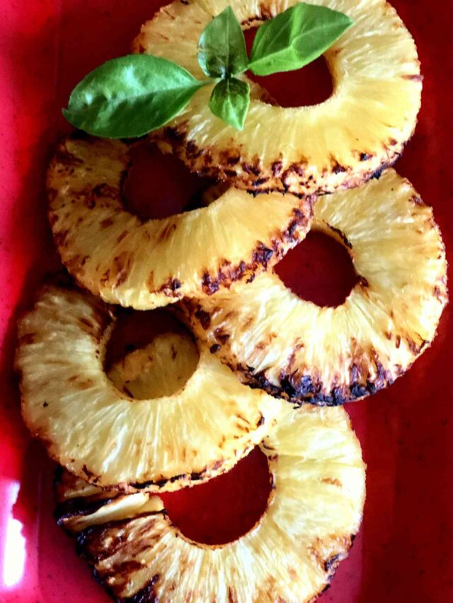 Air Fryer Roasted Pineapple Recipe