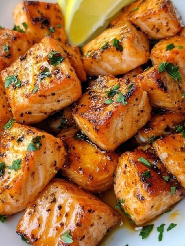 Air Fryer Salmon Bites (1)