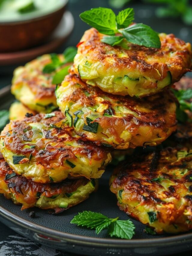 Air Fryer Zucchini Fritters (2)