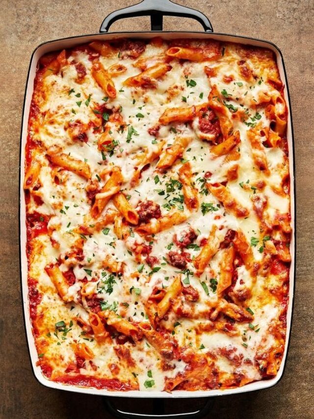 Baked Mostaccioli Recipe (4)