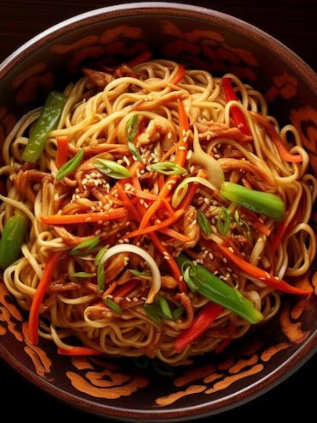 Cantonese Soy Sauce Pan-Fried Noodles (1)