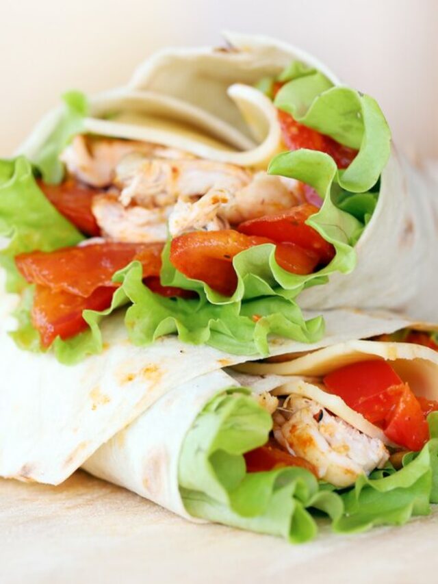 Chicken caesar wrap