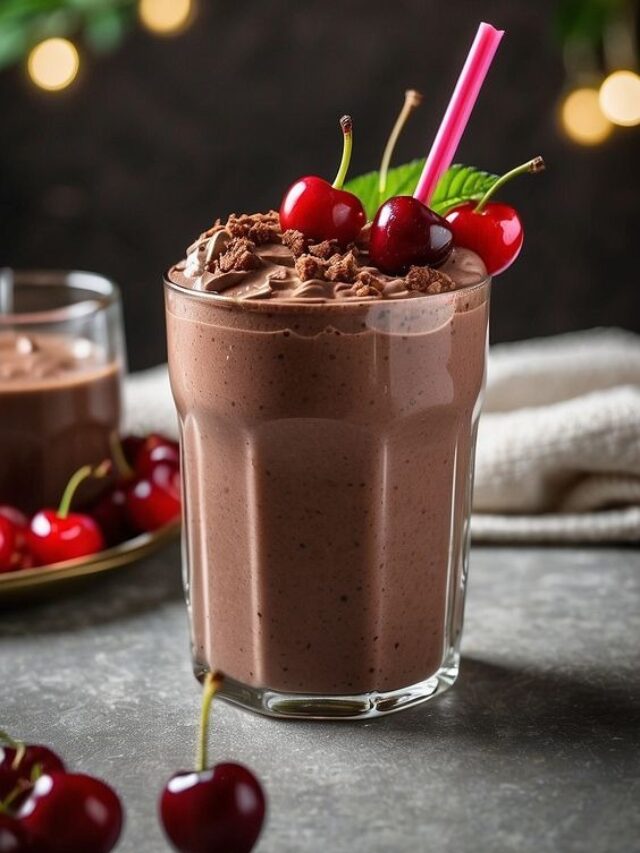 Chocolate Cherry Smoothie (2)