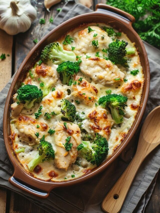 Keto Chicken Broccoli Casserole (3)