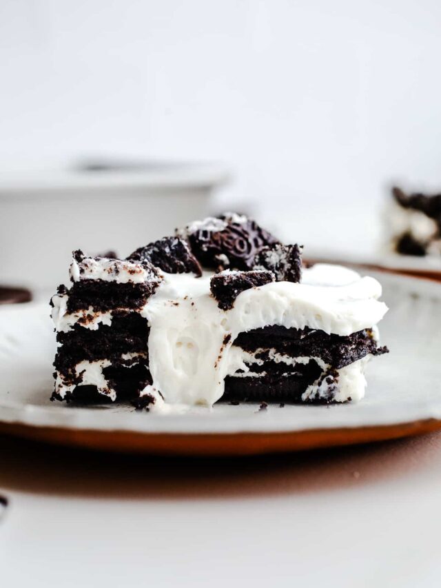 Oreo Icebox Cake that is gluten- and dairy-fre