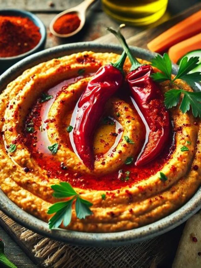 Roasted Red Pepper Hummus Recipe (5)