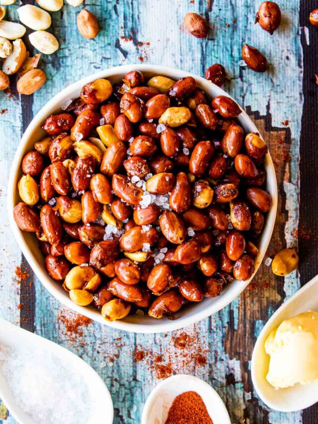 Spicy Roasted Peanuts Air Fryer Recipe