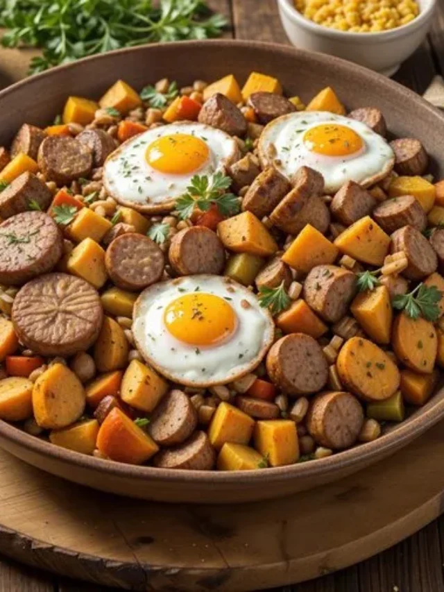 Sweet Potato Hash with Sausage (2)