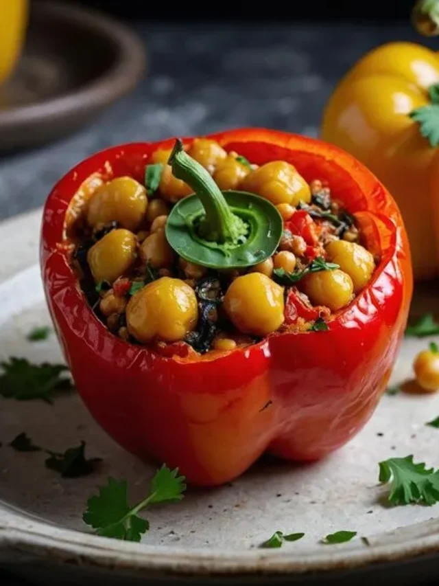 Vegetarian Stuffed Peppers (2)