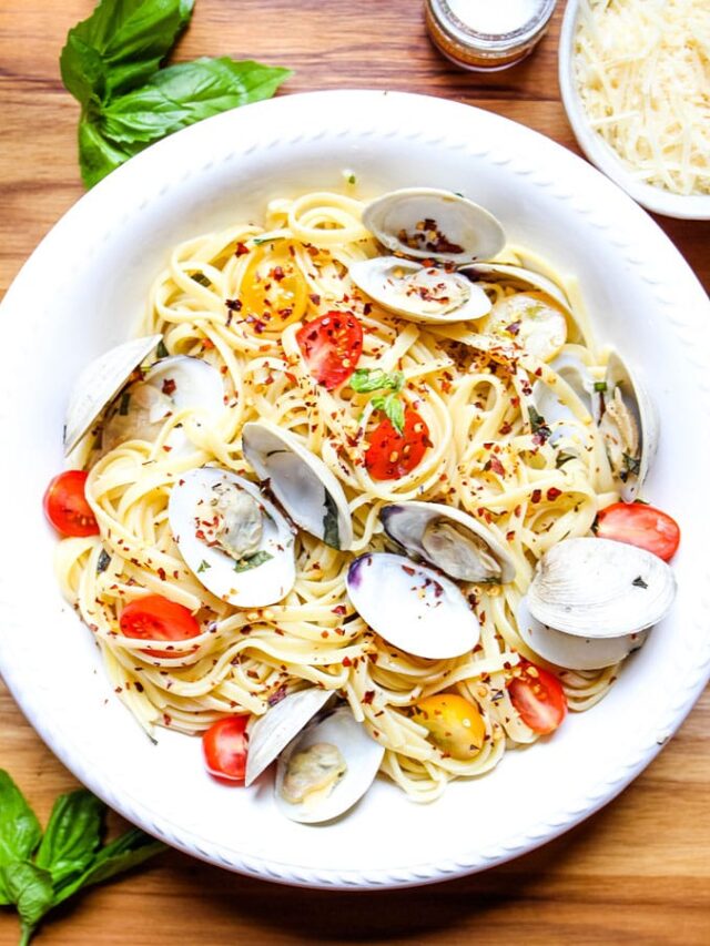 white wine clam sauce or pasta